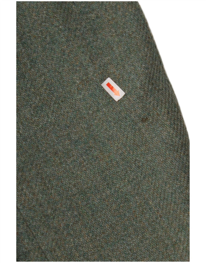 Мужской пиджак BURTON на двух пуговицах, Великобритания 38, средний зеленый из натуральной шерсти