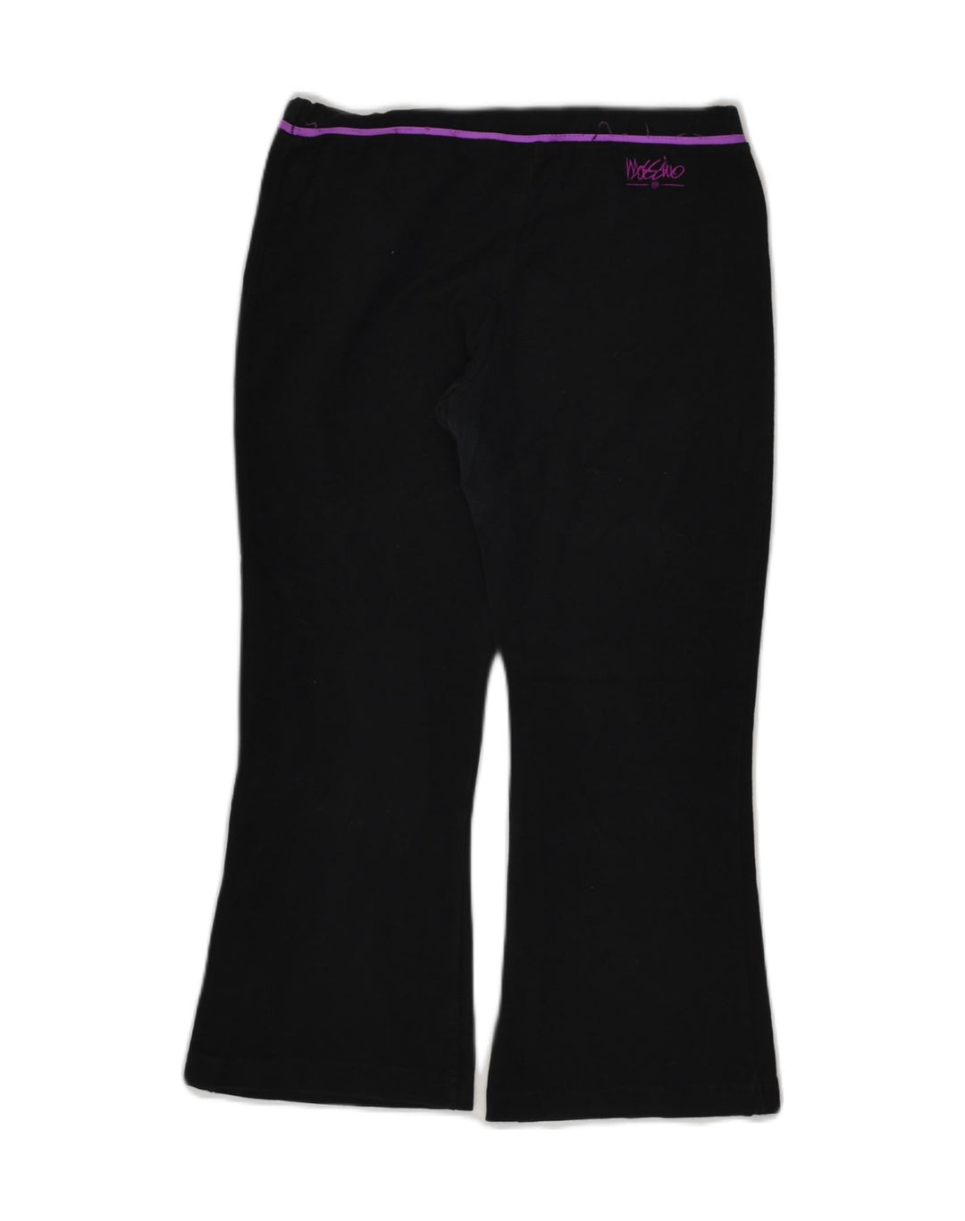 MOSSIMO Womens Tracksuit Trousers UK 12 Medium Black Cotton | Vintage Mossimo | Thrift | Second-Hand Mossimo | Used Clothing | Messina Hembry 