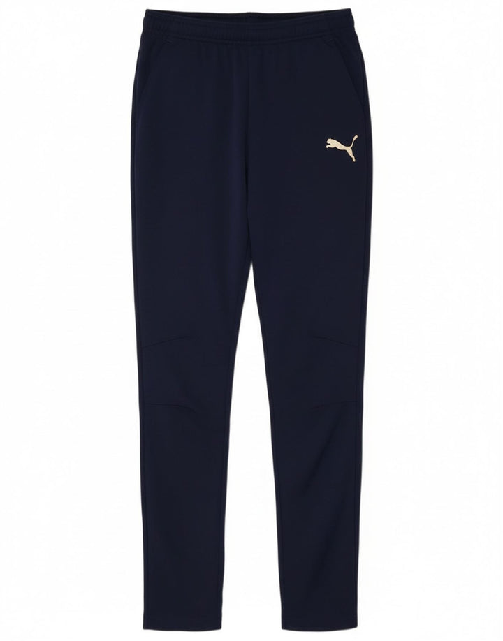 Спортивные брюки Puma для мальчиков 15-16 лет, темно-синие, полиэстер