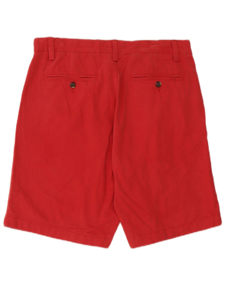 Мужские шорты чинос Nautica W32, хлопковые, среднего красного цвета