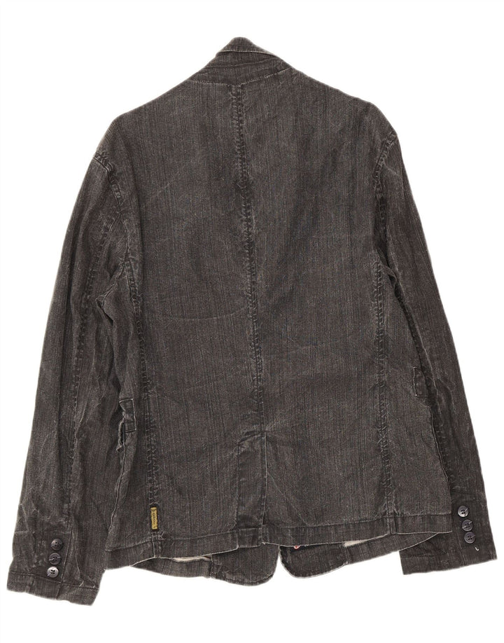 Armani Jeans Мужской джинсовый пиджак на 3 пуговицах IT 50 Средний серый лен