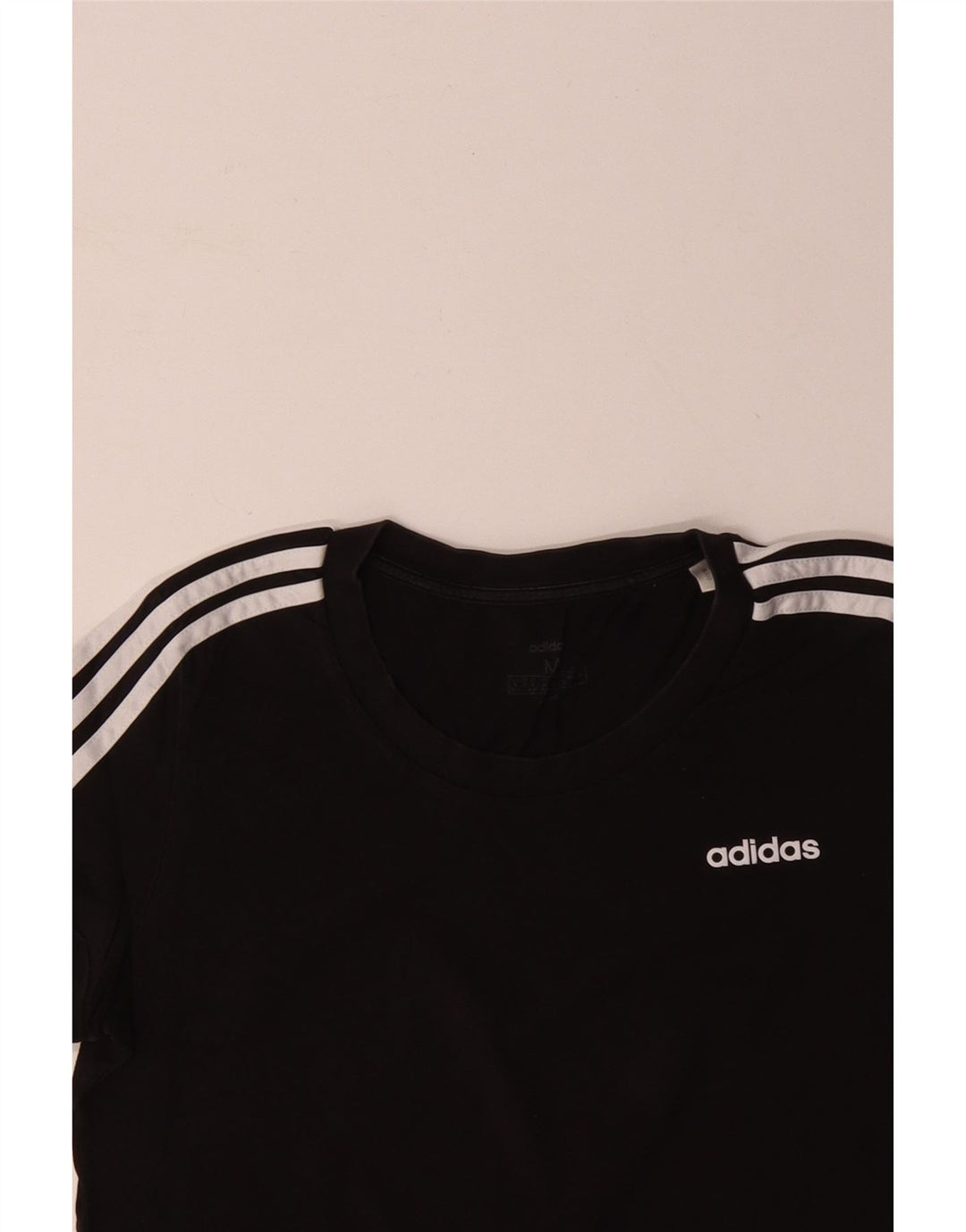 Женская футболка ADIDAS Top UK 12/14, средний черный хлопок