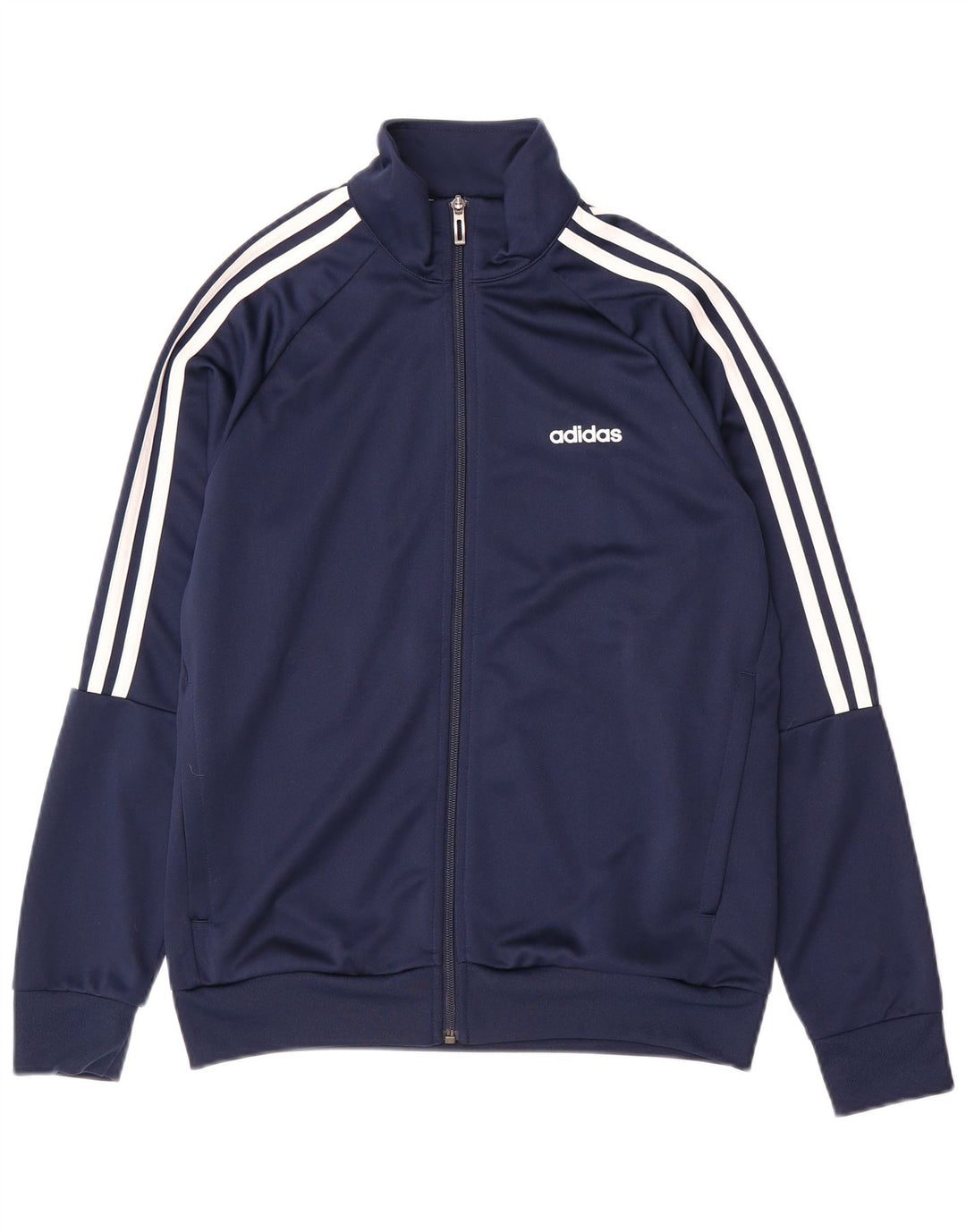 Спортивный костюм Adidas Climalite для мальчиков, верхняя куртка 13–14 лет, темно-синий полиэстер