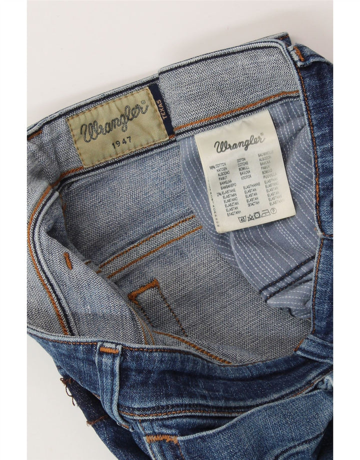 Джинсы мужские прямые WRANGLER W32 L31 синие, хлопок