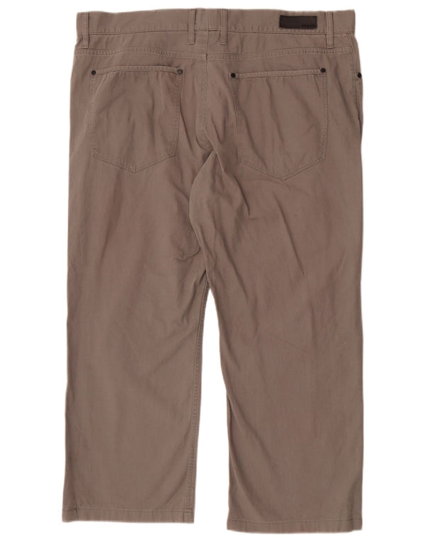 Мужские прямые укороченные брюки Marks & Spencer Autograph W40 L25 серые