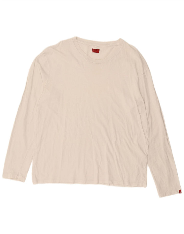 Мужской топ Levi's с длинным рукавом XL, белый хлопок