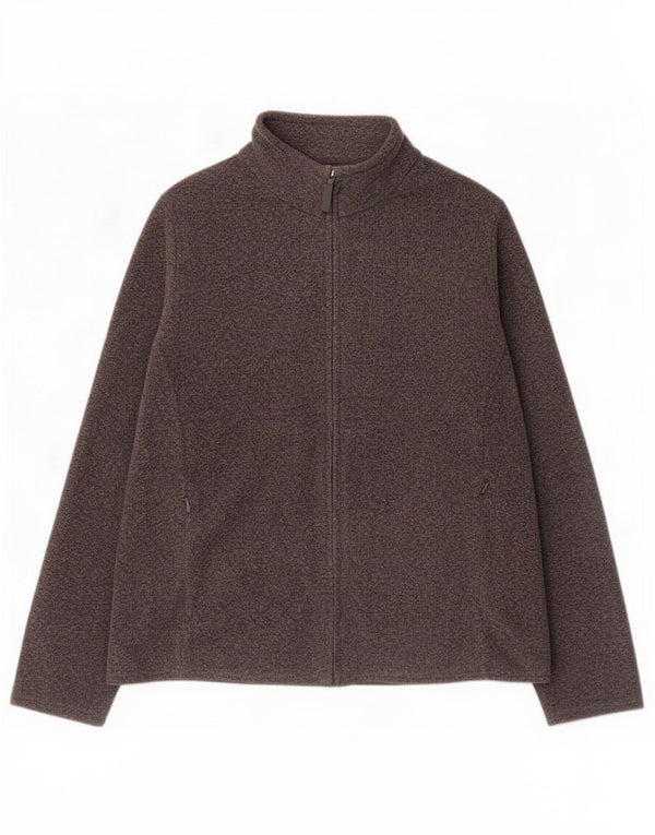 Женская флисовая куртка Marks & Spencer UK 18 XL серая, полиэстер