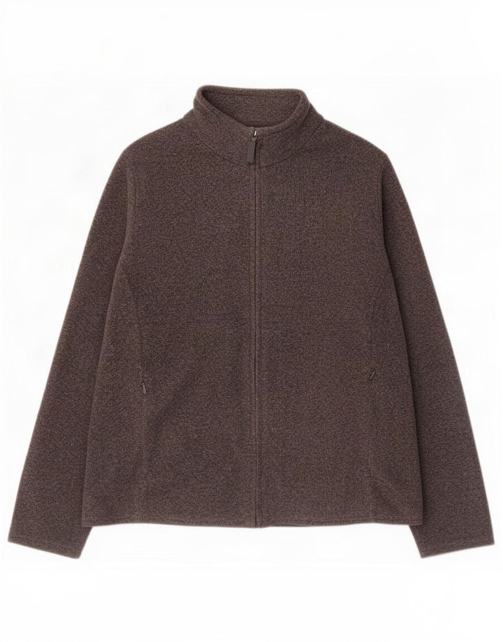 Женская флисовая куртка Marks & Spencer UK 18 XL серая, полиэстер
