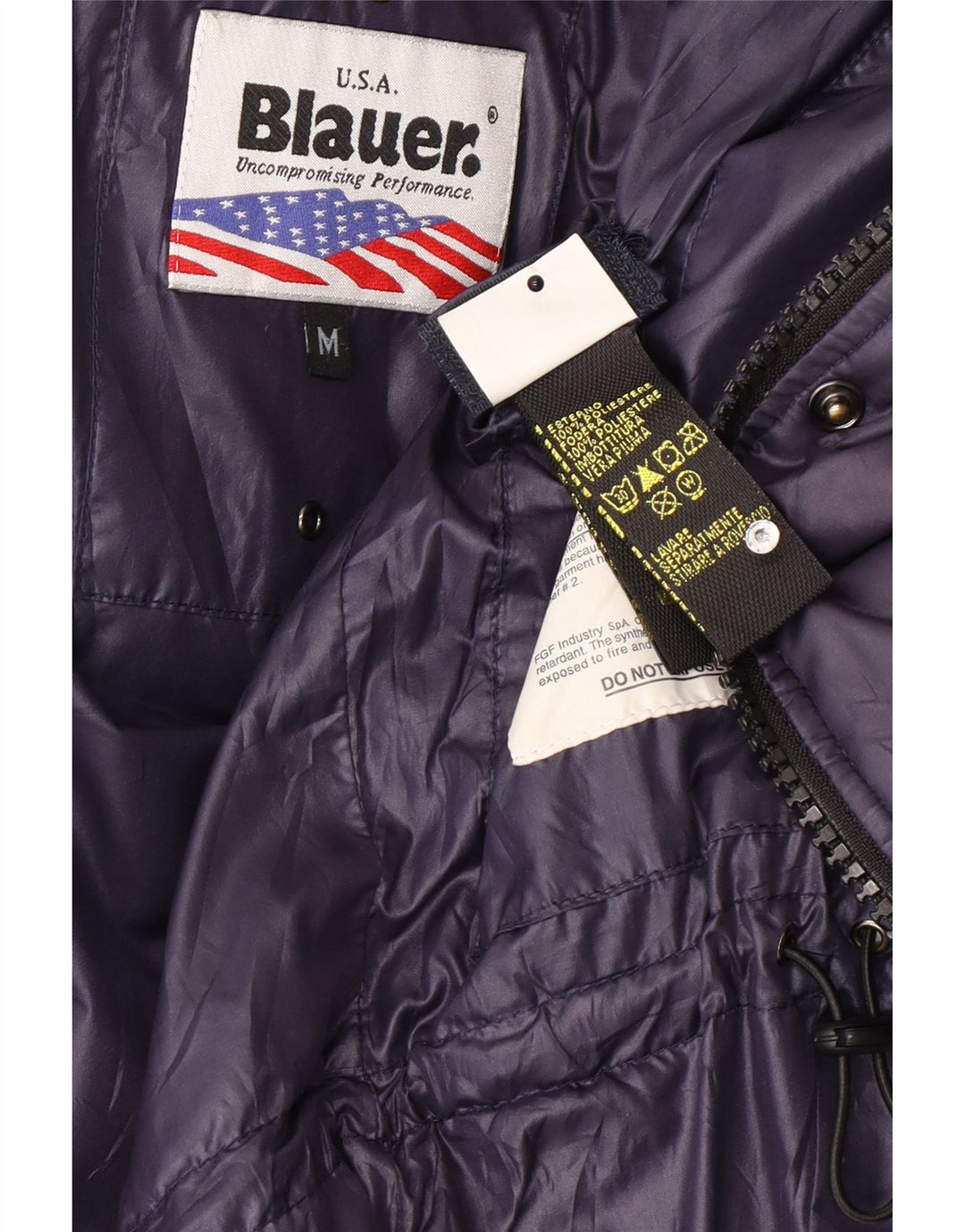 Женская стеганая куртка Blauer UK 14, средний фиолетовый полиэстер