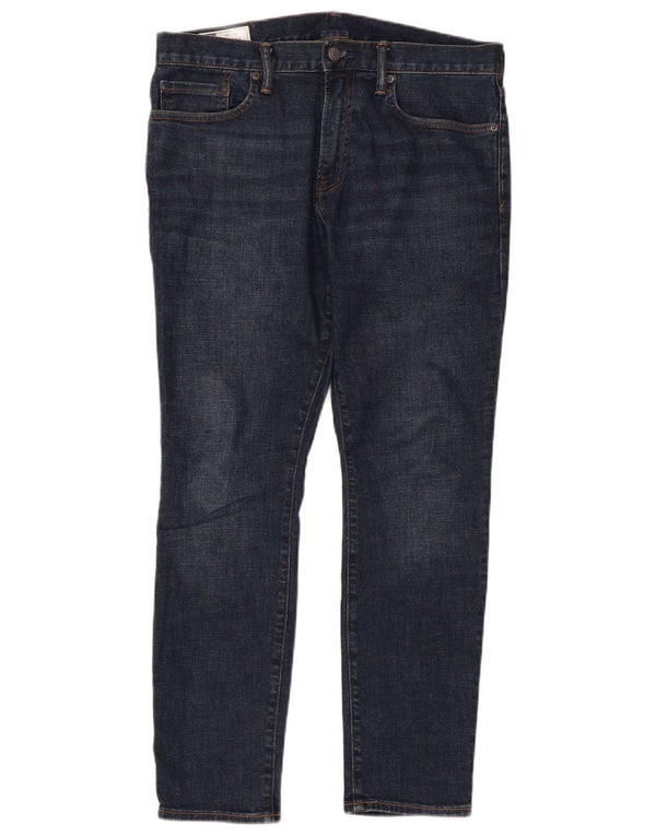 Женские джинсы скинни Gap W32 L30, темно-синий, хлопок