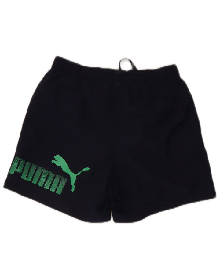 Спортивные шорты Puma для мальчиков 11-12 лет, темно-синие, полиэстер