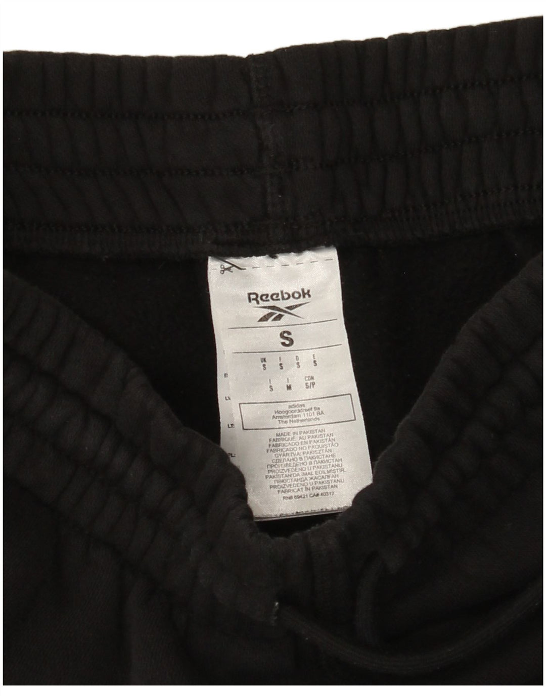 Мужские спортивные шорты Reebok, маленькие черные, хлопок