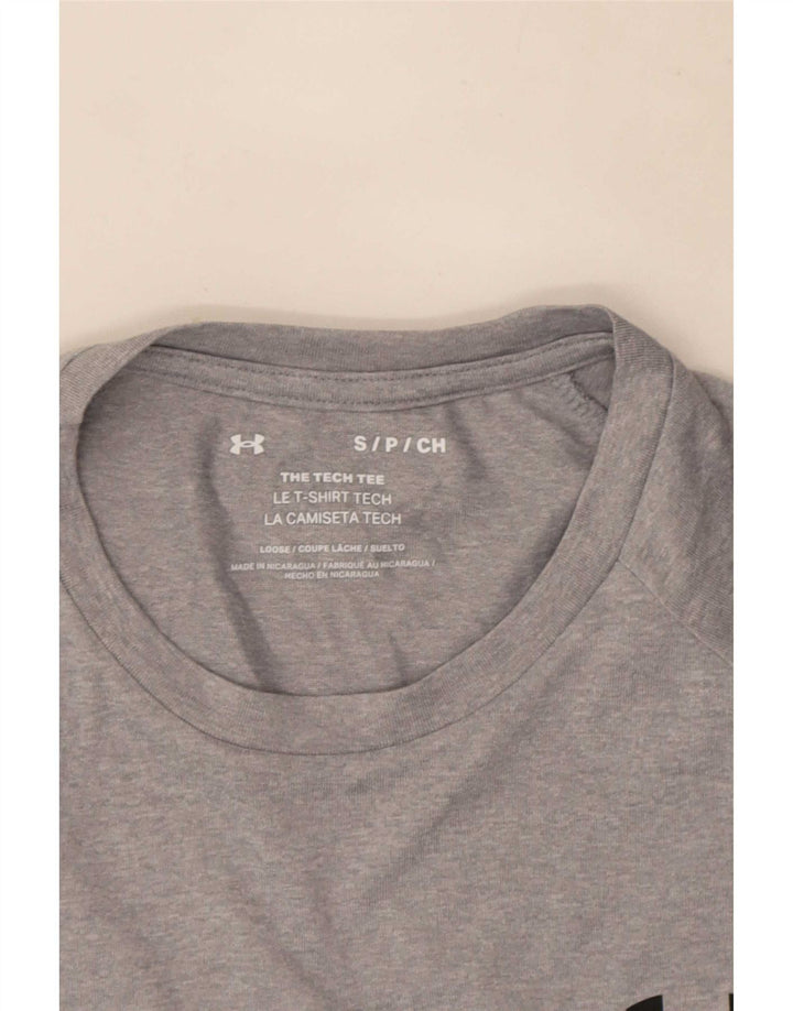 Мужская футболка Under Armour, маленькая, серая