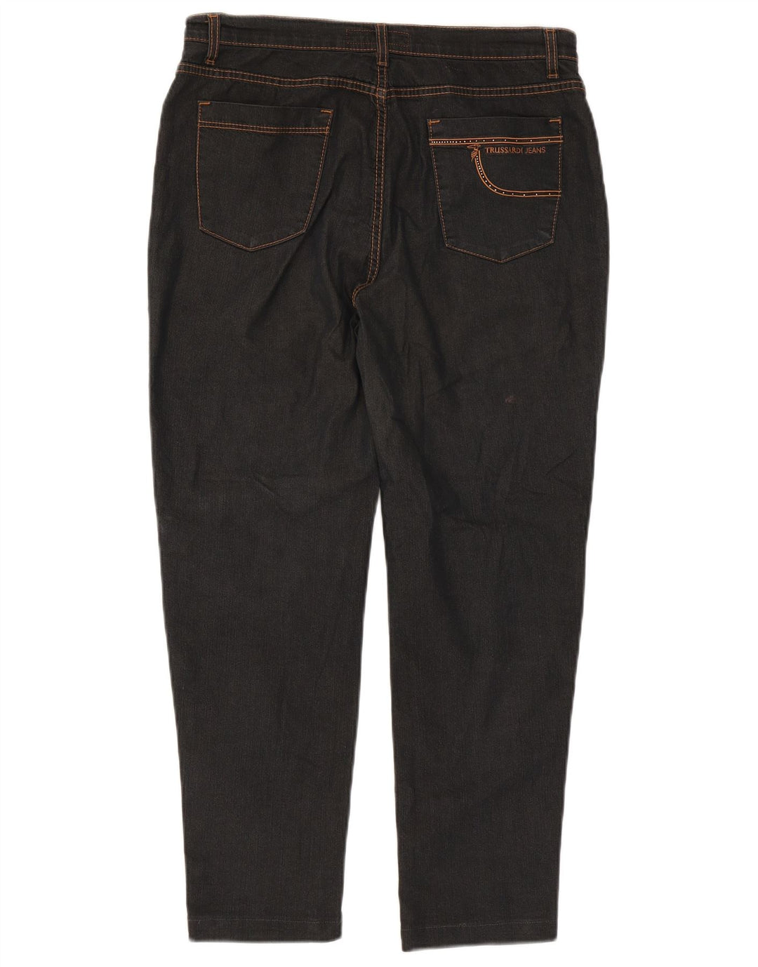 Женские зауженные джинсы Trussardi W34 L26 черные