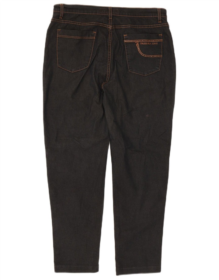 Женские зауженные джинсы Trussardi W34 L26 черные