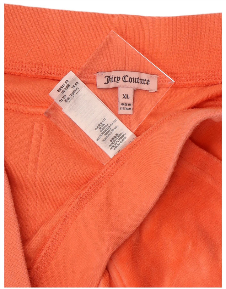 JUICY COUTURE Женские спортивные брюки UK 18 XL Оранжевый хлопок