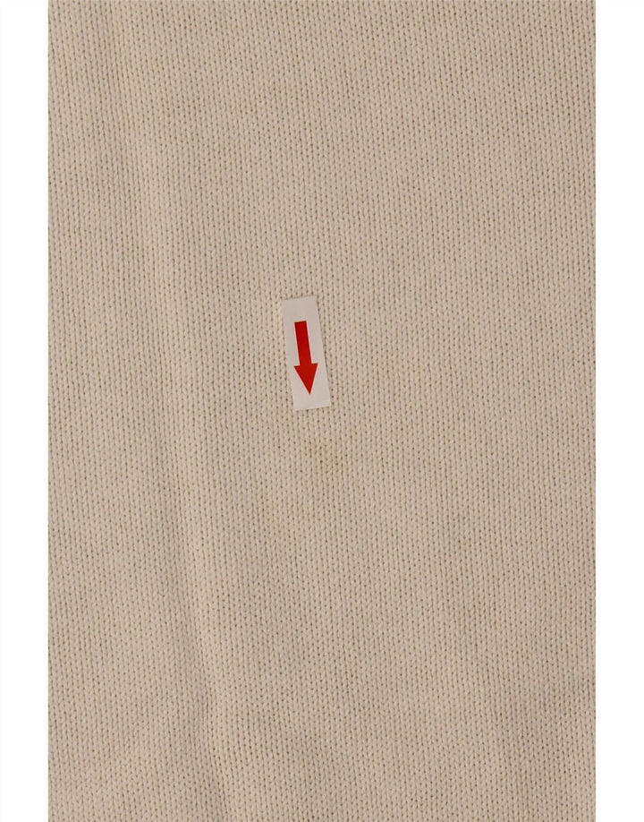 Женский джемпер с круглым вырезом Rosner с рисунком IT 54 3XL Off White