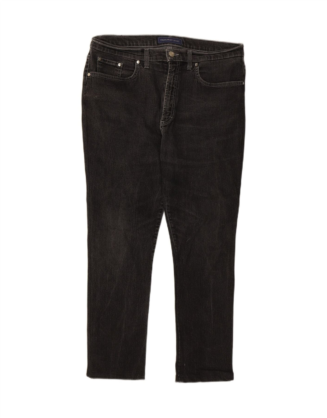 TRUSSARDI Womens Slim Jeans W36 L26 Black Cotton