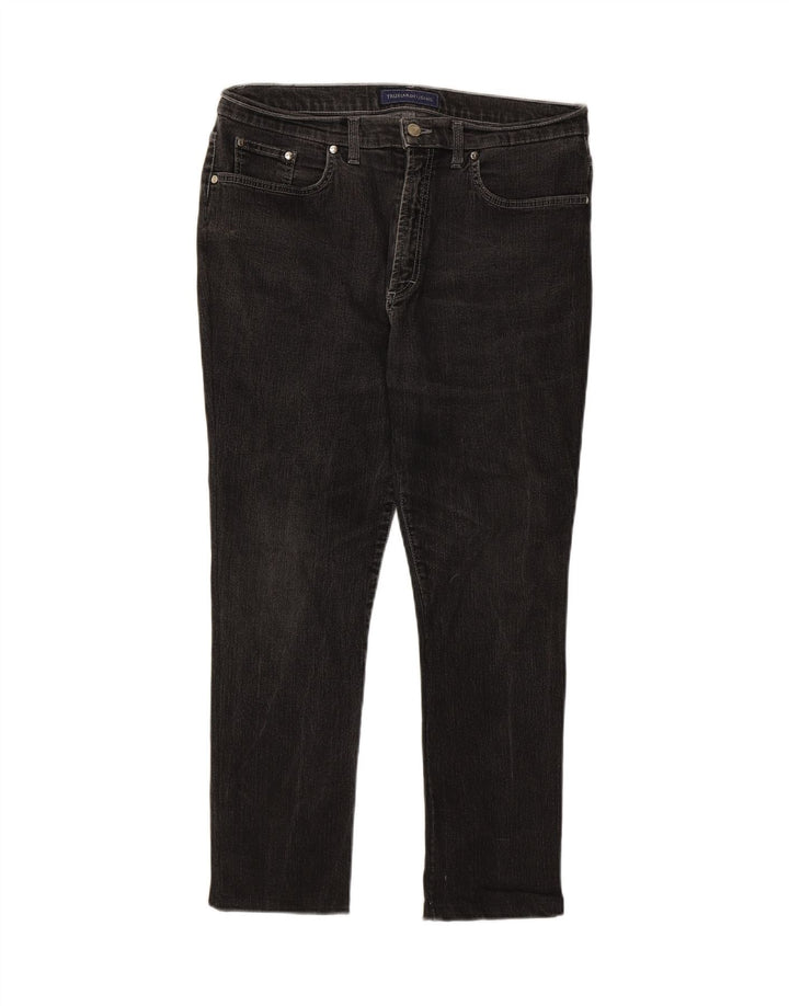 TRUSSARDI Womens Slim Jeans W36 L26 Black Cotton