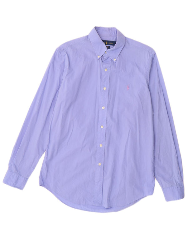 RALPH LAUREN Mens Shirt Small Blue Cotton