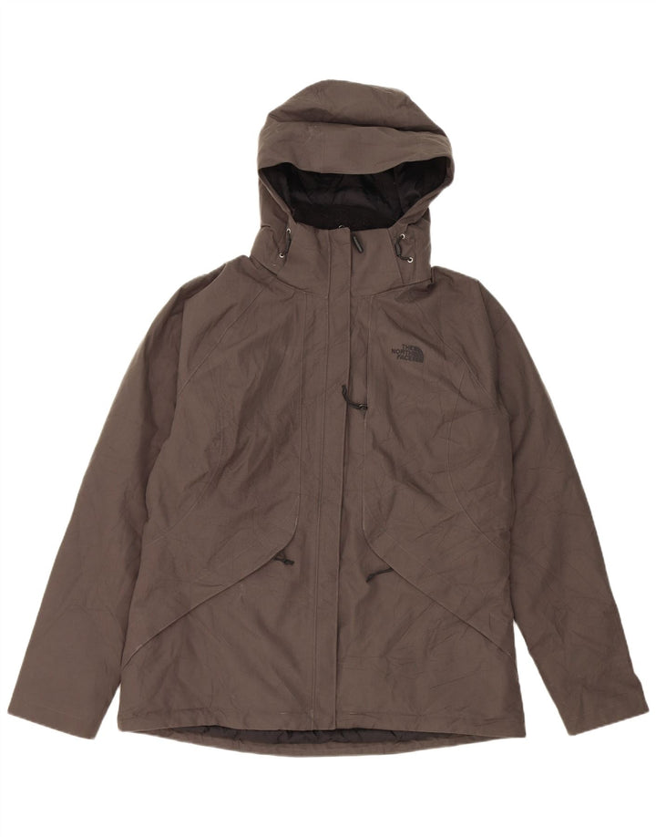 Женская ветровка с капюшоном The North Face UK 16, большой серый полиэстер