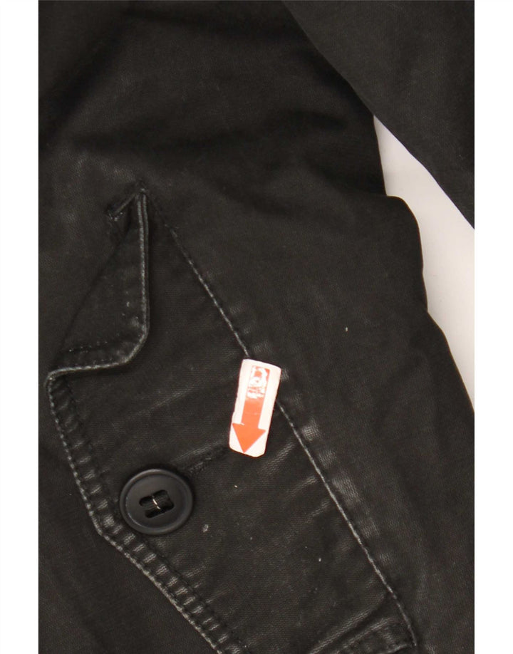 Мужская куртка Utility Jacket UK 40, большая черная, хлопок