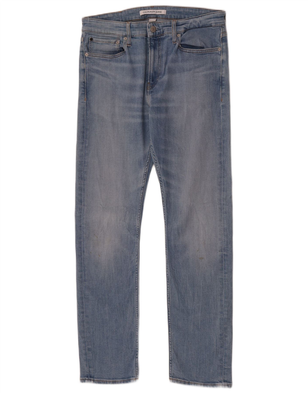 Мужские узкие джинсы Calvin Klein W32 L32, синий хлопок