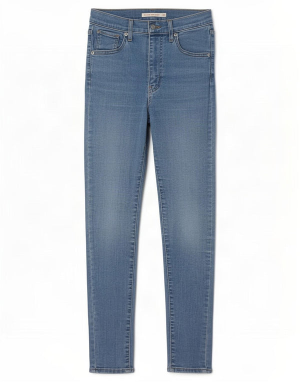 Женские джинсы суперскинни Levi's Mile High W26 L30, синий хлопок