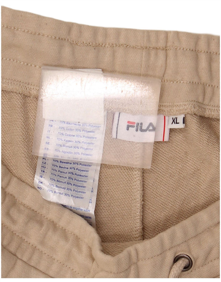 Мужские спортивные шорты Fila XL, бежевые, хлопок