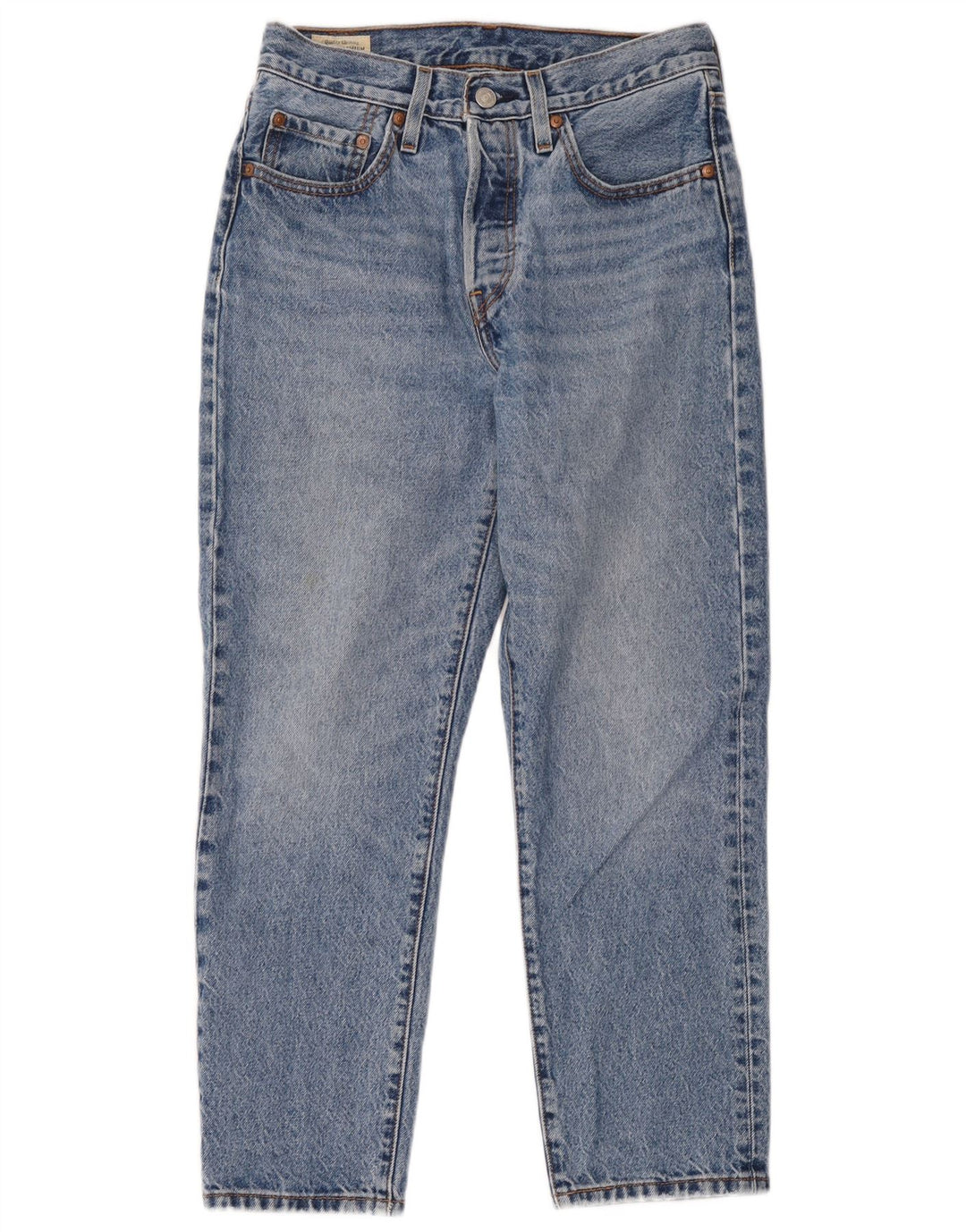 Женские прямые джинсы Levi's 501 W26 L26 синие, хлопок