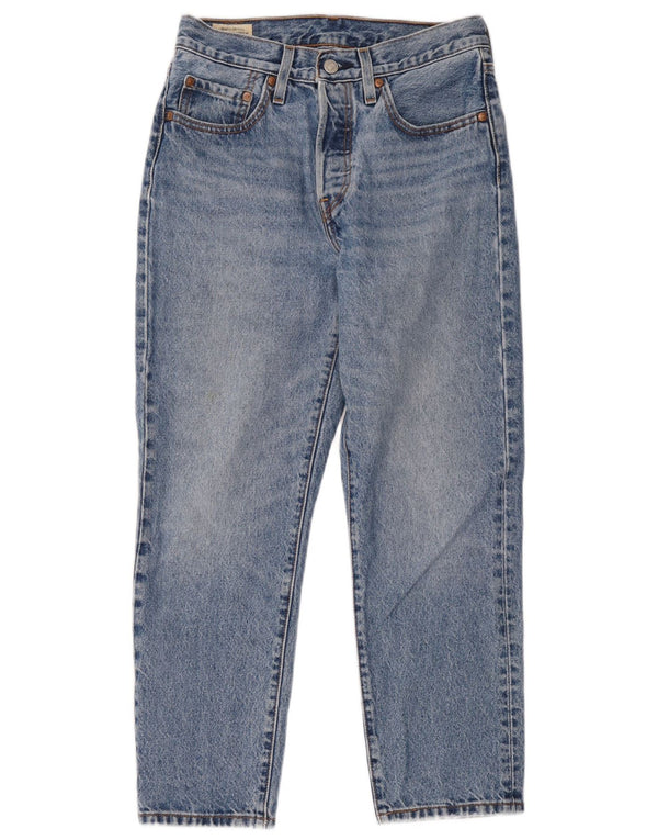 Женские прямые джинсы Levi's 501 W26 L26 синие, хлопок