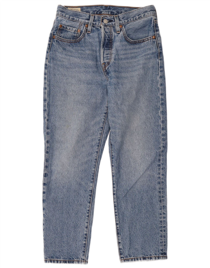Женские прямые джинсы Levi's 501 W26 L26 синие, хлопок