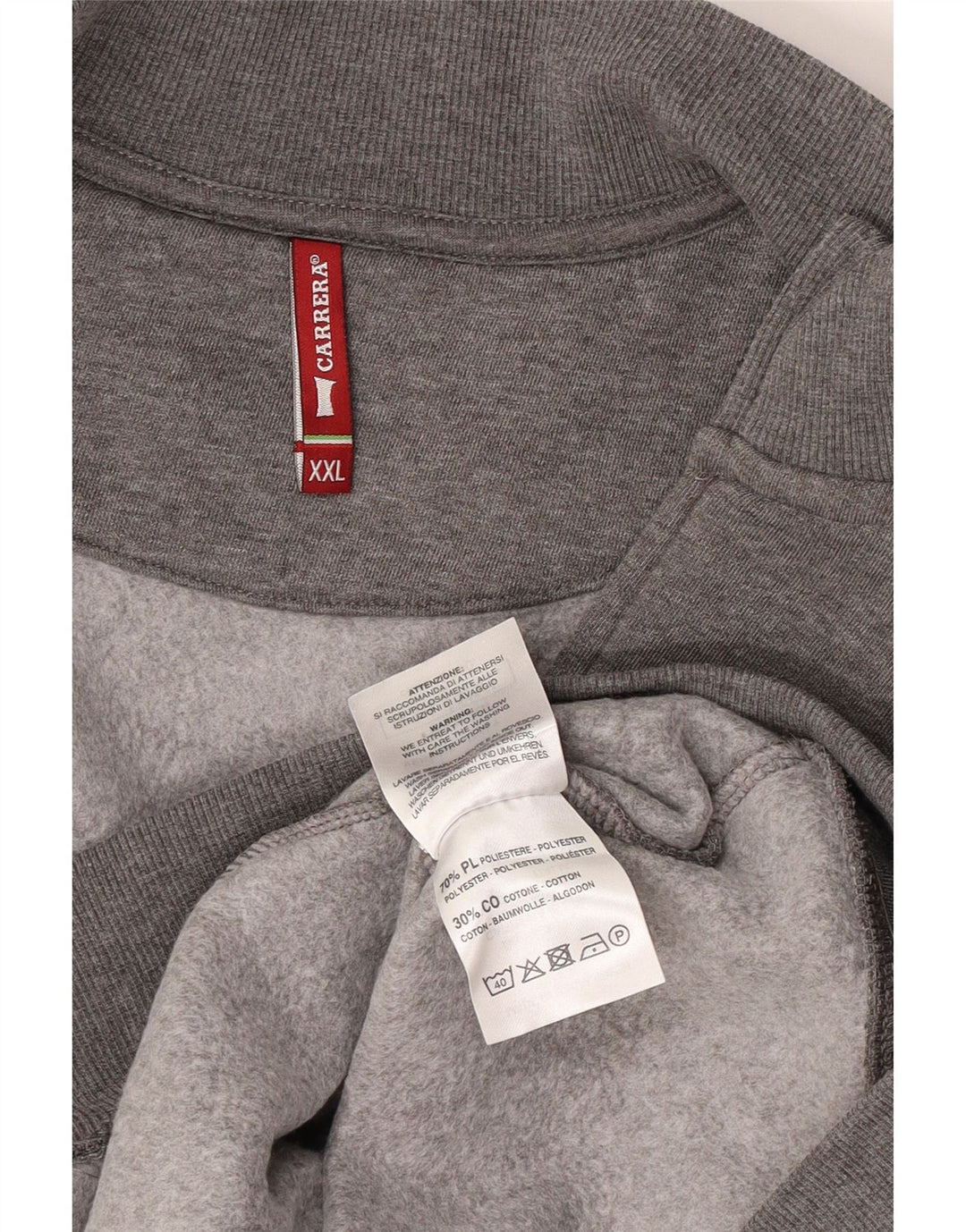Мужской спортивный костюм Carrera 2XL, серый полиэстер