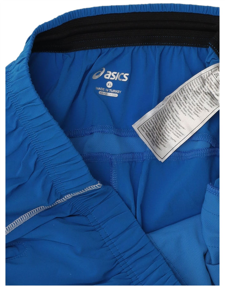 Мужские спортивные брюки Asics Italia с графическим рисунком XL, синие, полиэстер