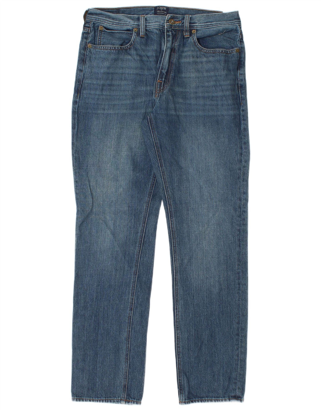 Мужские прямые джинсы J. CREW The Sutton W30 L30, синий хлопок
