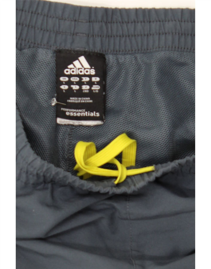 Мужские спортивные брюки Adidas Climalite, большой серый полиэстер