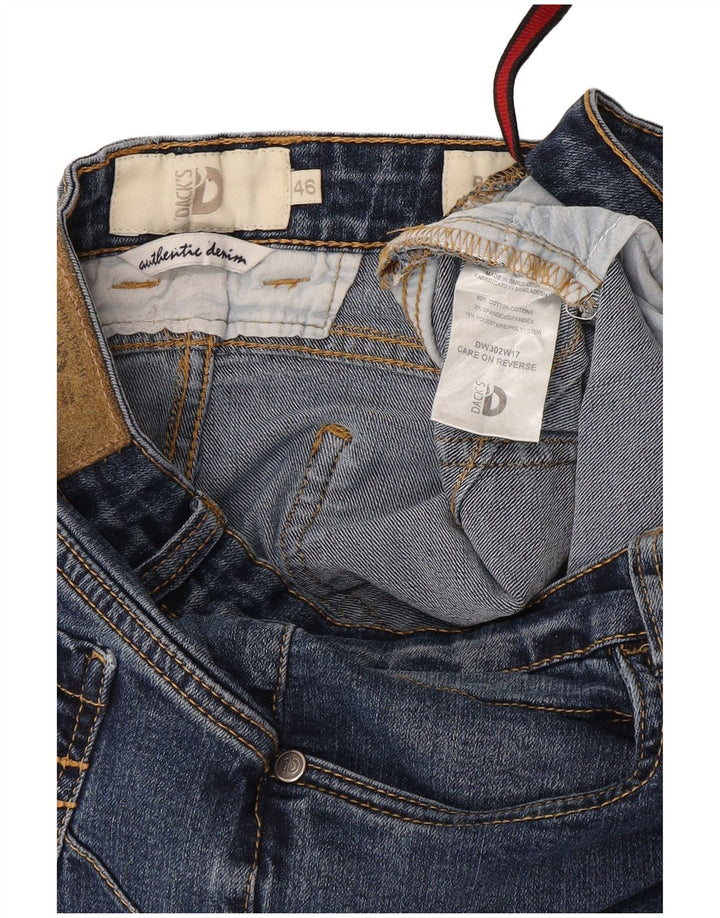 Женские укороченные джинсы Dack's EU 46 XL W34 L25, синий хлопок