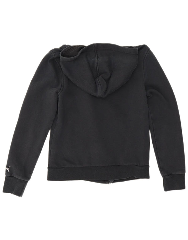 Женский свитер с капюшоном на молнии Puma UK 12, средний темно-синий, хлопок