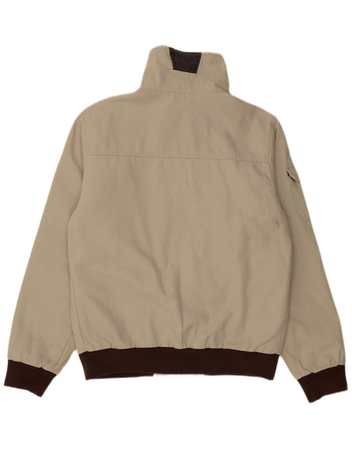 Мужская куртка-бомбер Murphy & Nye Sailmakers UK 42 XL, серый хлопок с цветными блоками