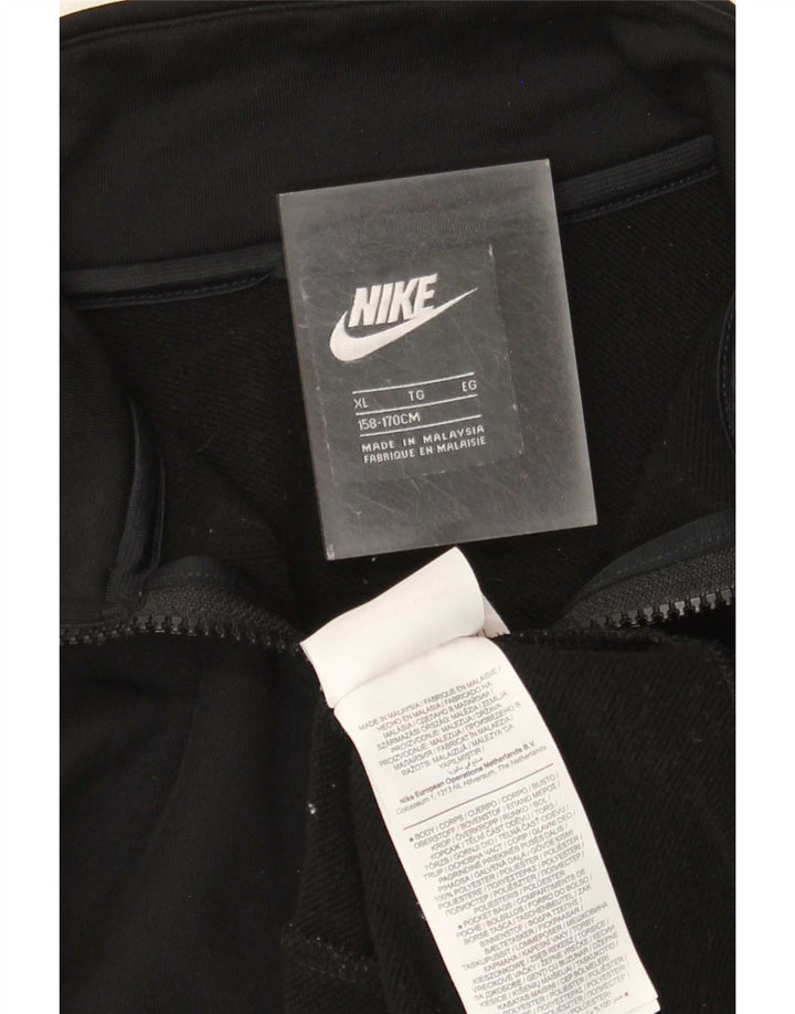 Спортивный костюм Nike для мальчиков, верхняя куртка 13–14 лет, XL, черный полиэстер