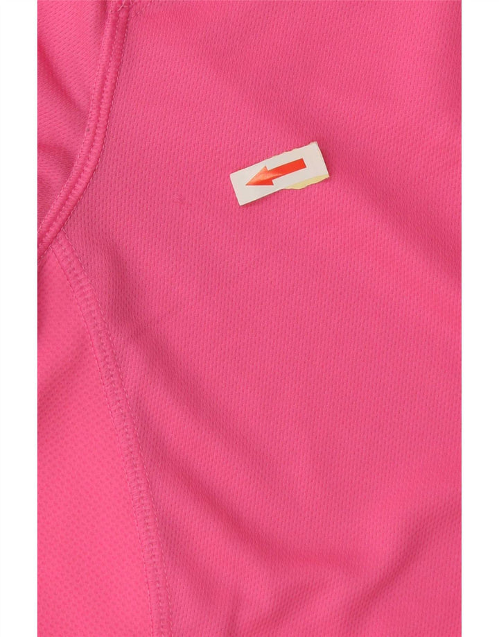 Женская футболка Adidas Top UK 8, маленький розовый полиэстер