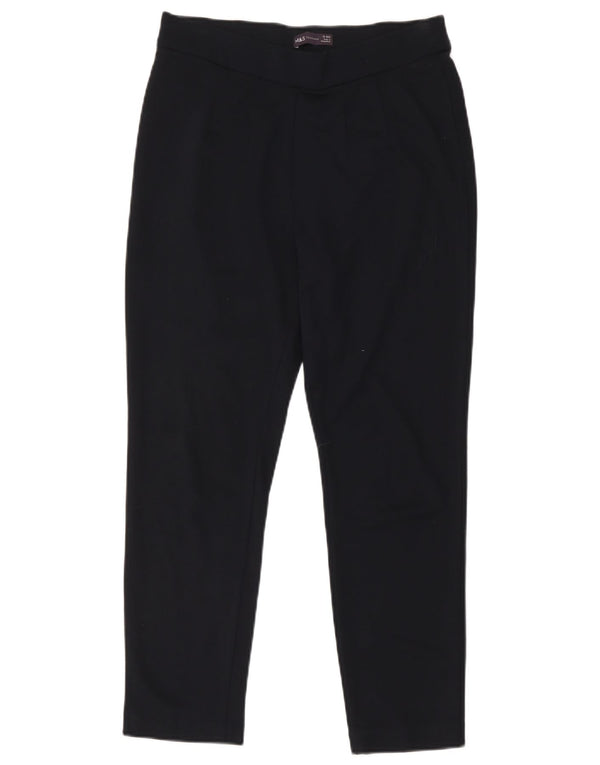 Женские повседневные зауженные брюки Marks & Spencer UK 12 Medium W30 L26, черные