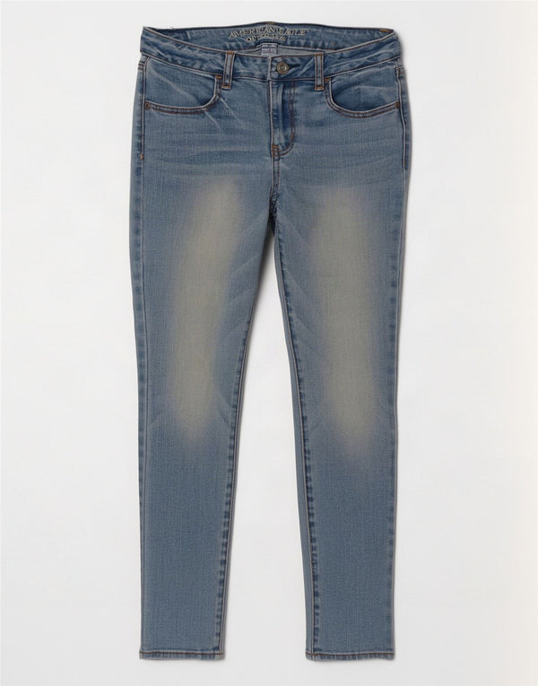 Женские джинсы джеггинсы American Eagle Outfitters UK 6 XS W24 L26 Синие хлопковые