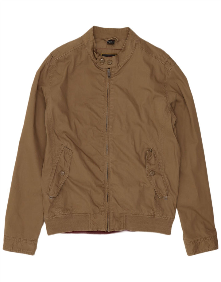 Мужская куртка-бомбер Zara UK 42 XL, бежевый хлопок