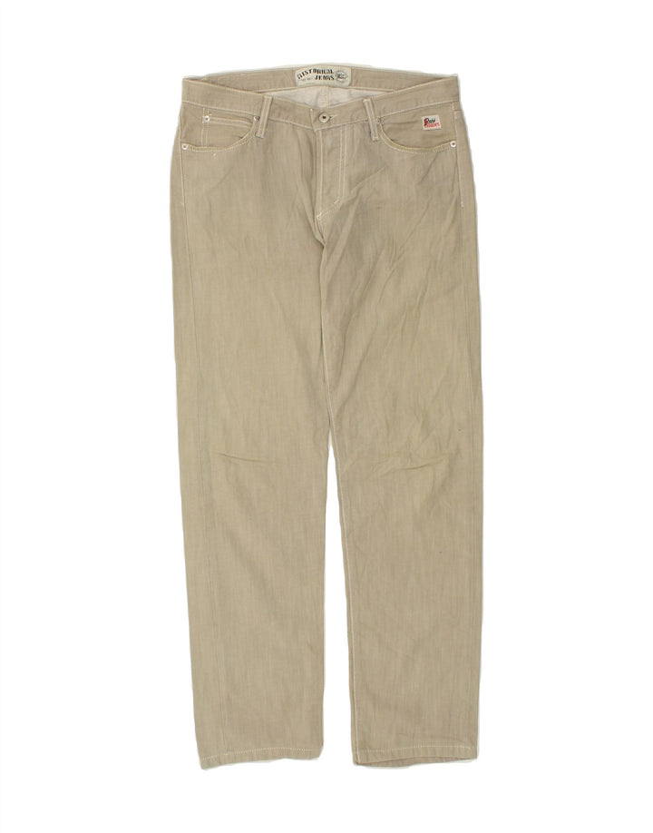 ROY ROGERS Mens Straight Jeans W31 L31 Beige Vintage Roy Rogers and Second-Hand Roy Rogers from Messina Hembry 