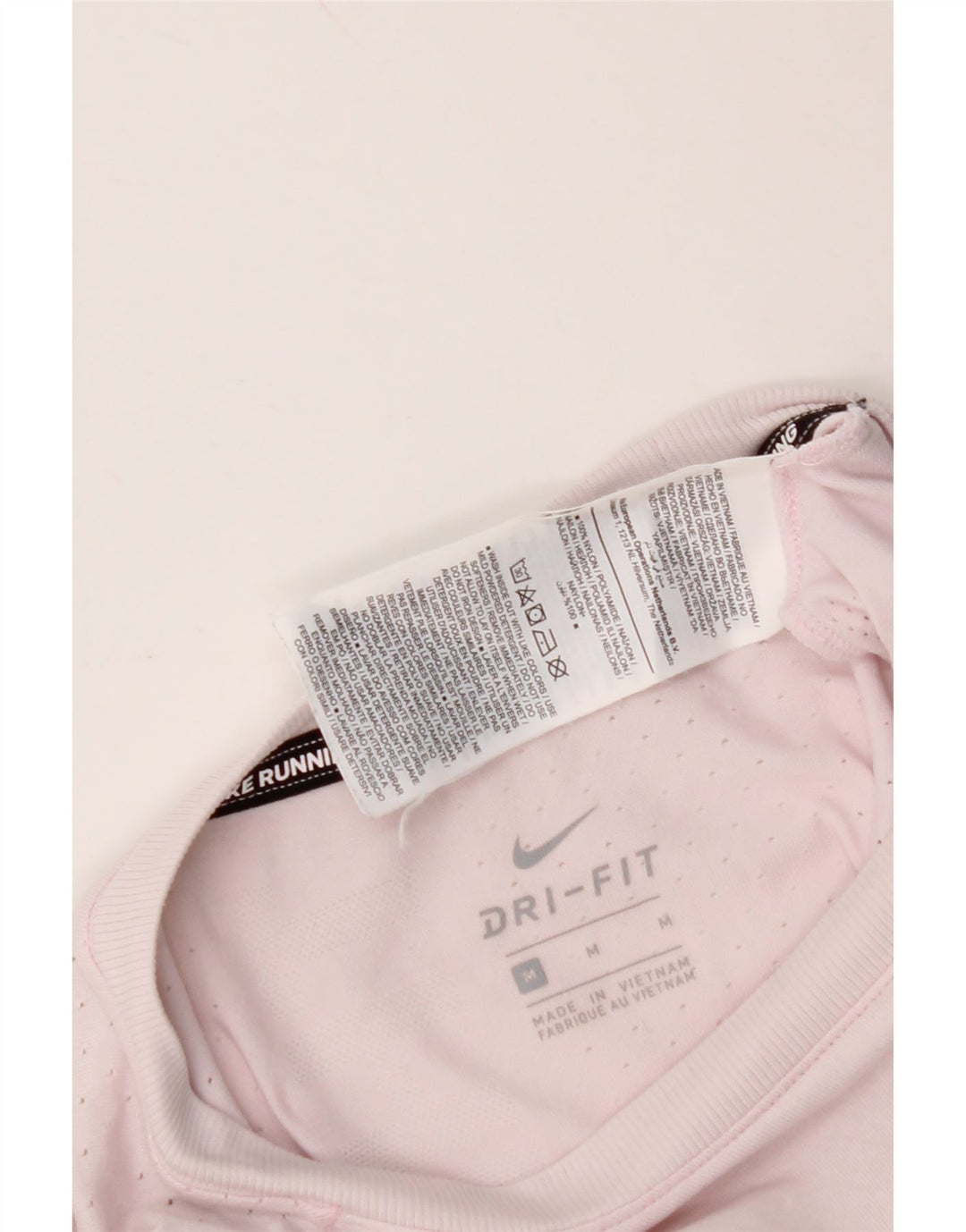 Женская футболка NIKE Dri Fit Top UK 12, средний розовый нейлон