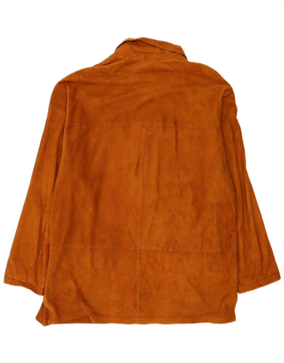 Винтажная мужская замшевая куртка EU 56 3XL коричневая кожа