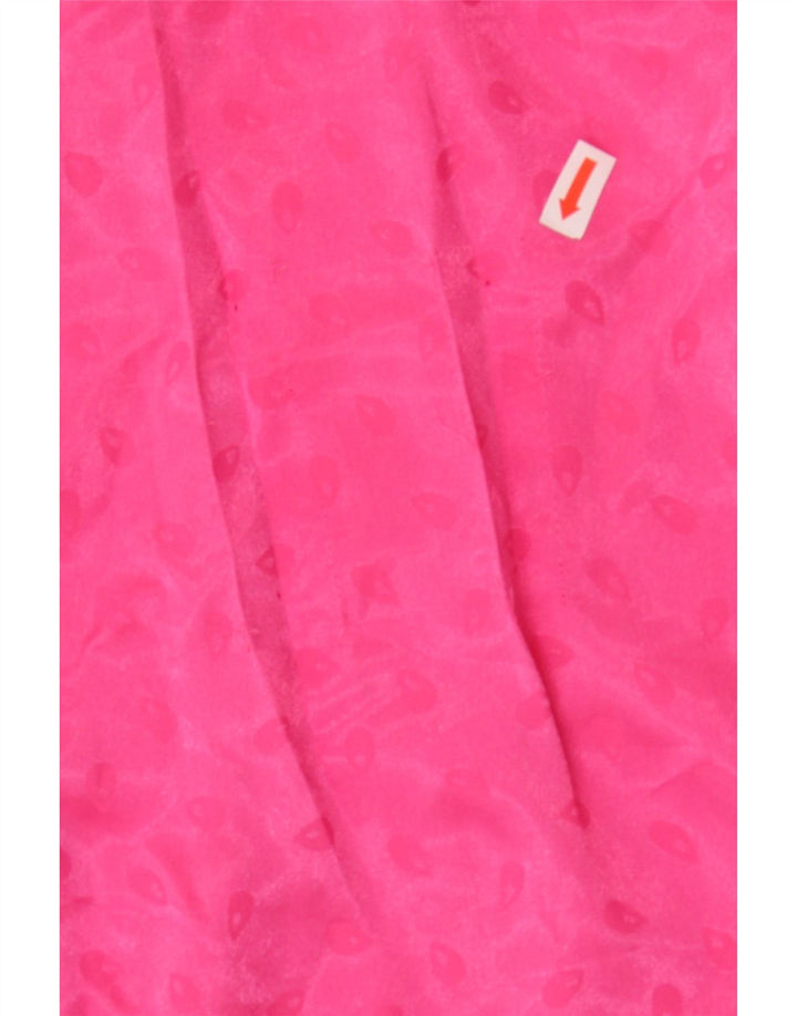 INCOGNITO Womens Short Sleeve Shirt Blouse EU 36 Small Pink Polyester Vintage Incognito and Second-Hand Incognito from Messina Hembry 