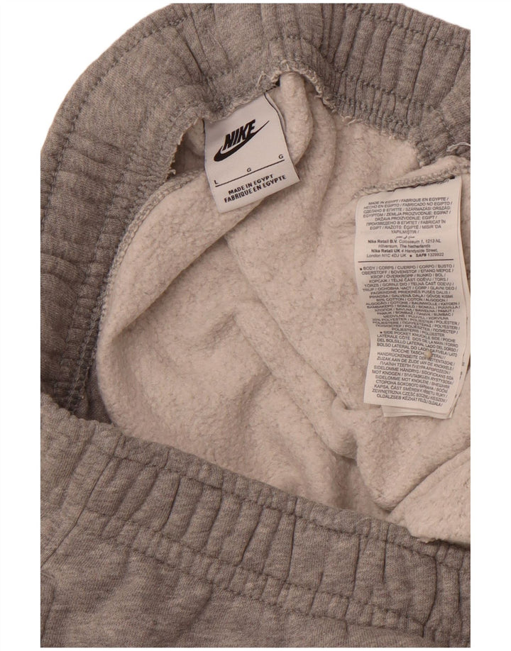 Мужские спортивные брюки NIKE, джоггеры, большие серые, хлопковые