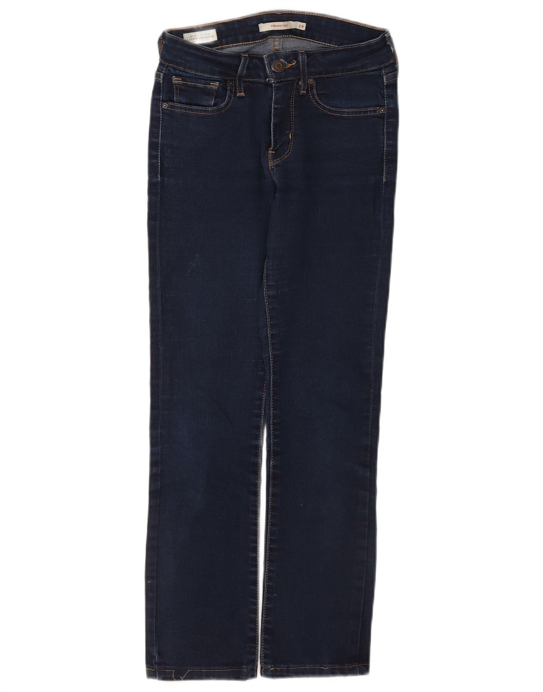 Женские джинсы Levi's 715 Bootcut W24 L26 Темно-синие, хлопок